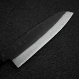 하츠코코로 아오키타에 청2강 쿠로우치 산토쿠(다용도칼) 165mm 블랙 차카테 핸들