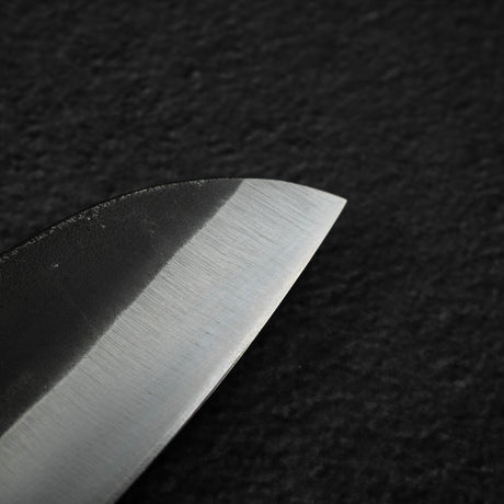 하츠코코로 아오키타에 청2강 쿠로우치 산토쿠(다용도칼) 165mm 블랙 차카테 핸들