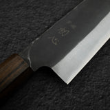 하츠코코로 아오키타에 청2강 쿠로우치 산토쿠(다용도칼) 165mm 블랙 차카테 핸들