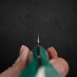 니가라 하모노 SG2 쿠로우치 츠치메 K팁 스지히키 255mm 그린 터콰이즈 핸들
