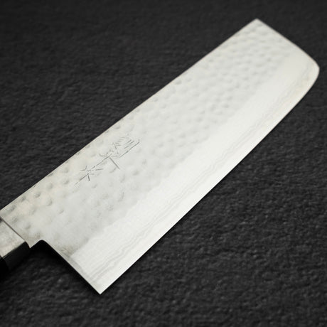 Masutani Kokuryu VG10 Damascus Nakiri 165mm Western Handle