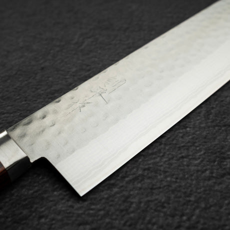 Masutani Kokuryu VG10 Damascus Slim Nakiri 165mm Western Handle