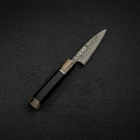 사지 타케시 SG2 블랙 다마스커스 페어링 나이프 90mm