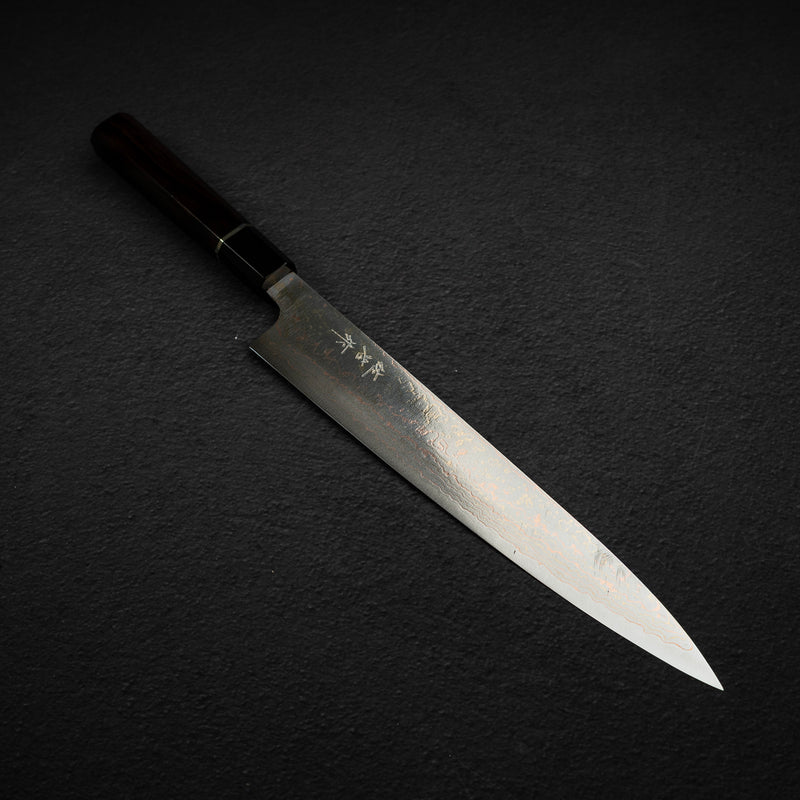 사지 타케시 VG10 레인보우 다마스커스 스지히키 240mm