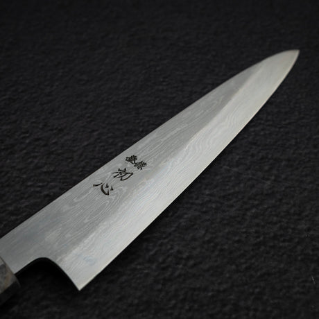 나카가와 사토시 청1강 다마스커스 페티 150mm 자작나무 핸들
