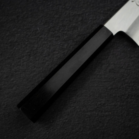 Nakagawa Ginsan Wide Bevel Kasumi Gyuto 210mm Ebony Handle