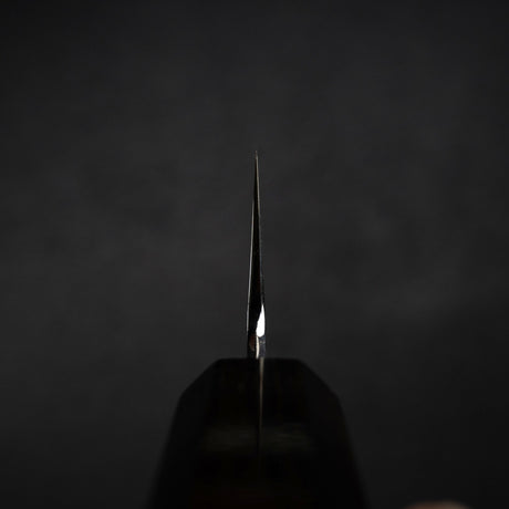 Nakagawa Ginsan Wide Bevel Kasumi K-tip Gyuto 210mm Ebony Handle