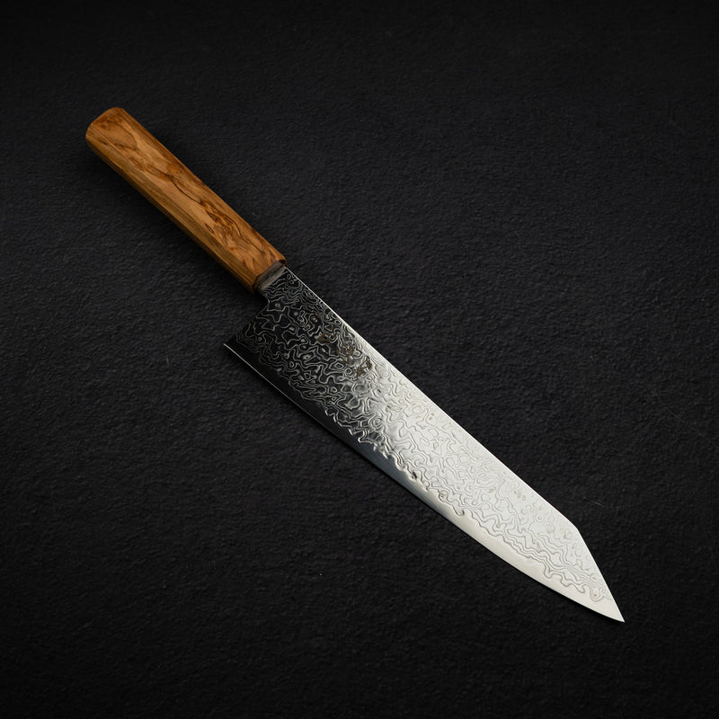 하츠코코로 류효 SG2 다마스커스 K팁 규토(셰프나이프) 210mm 올리브우드 핸들