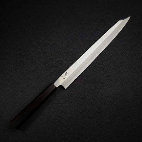 하츠코코로 FAXR2 분말강 K팁 야나기바(사시미칼) 300mm 경면 에보니 핸들