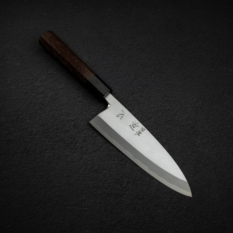 하츠코코로 x 묘진 시라사기 백2강 데바(생선손질칼) 165mm