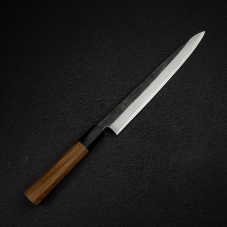 Hatsukokoro x Myojin Shirasagi Blue 2 Kurouchi Yanagiba 240mm