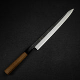 하츠코코로 x 묘진 시라사기 청2강 쿠로우치 야나기바(사시미칼) 300mm