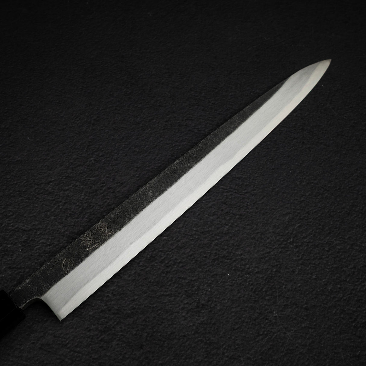 하츠코코로 x 묘진 시라사기 청2강 쿠로우치 야나기바(사시미칼) 300mm
