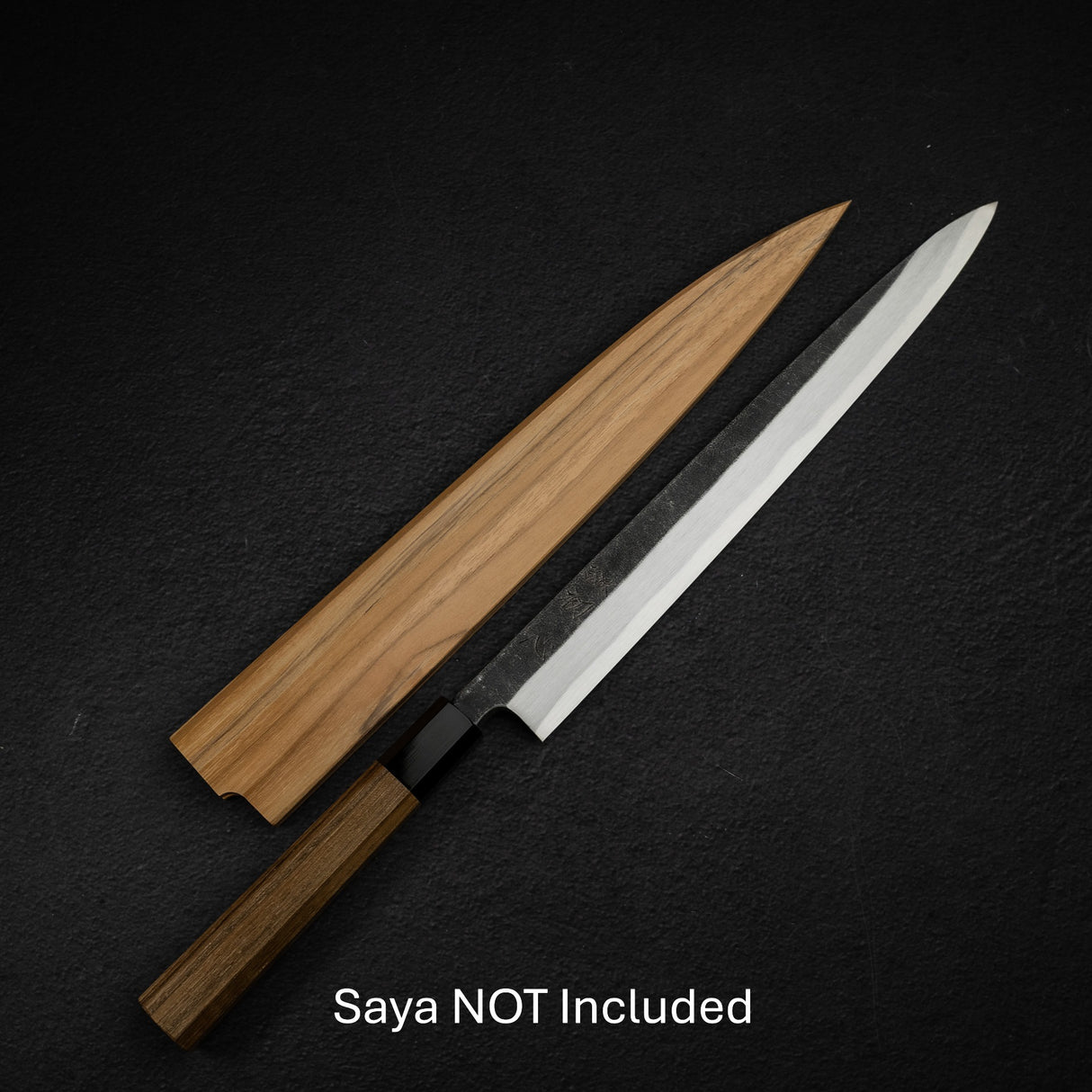 하츠코코로 x 묘진 시라사기 청2강 쿠로우치 야나기바(사시미칼) 300mm