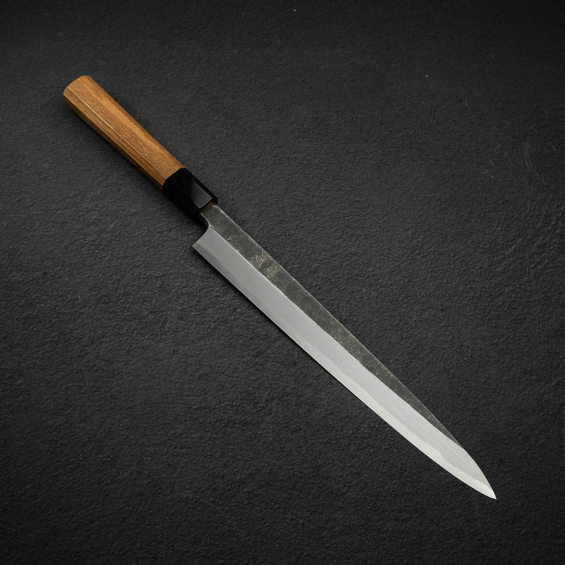 하츠코코로 x 묘진 시라사기 청2강 쿠로우치 야나기바(사시미칼) 270mm