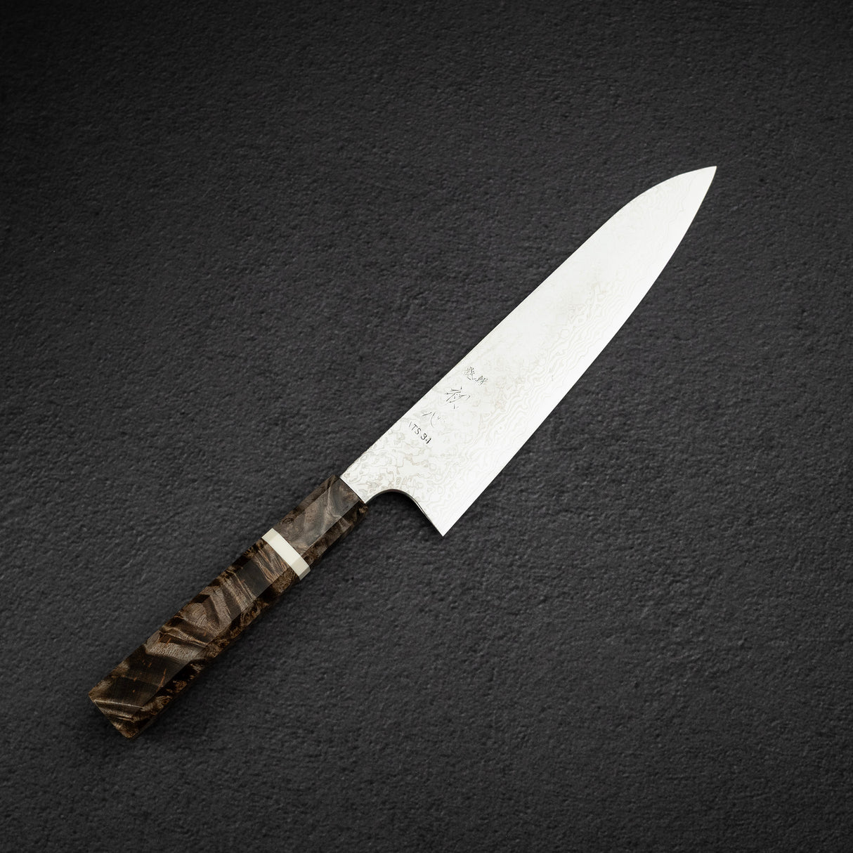 하츠코코로 긴가 ATS34 다마스커스 규토(셰프나이프) 210mm