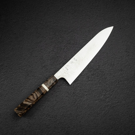 Hatsukokoro Ginga ATS34 Damascus Gyuto 210mm