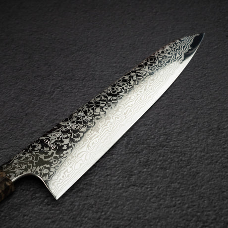 Hatsukokoro Ginga ATS34 Damascus Gyuto 210mm