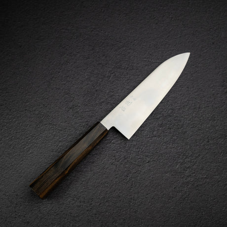 하츠코코로 하야부사 은삼강 산토쿠(다용도칼) 180mm 블랙 차카테 핸들