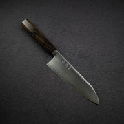 하츠코코로 하야부사 은삼강 산토쿠(다용도칼) 180mm 블랙 차카테 핸들