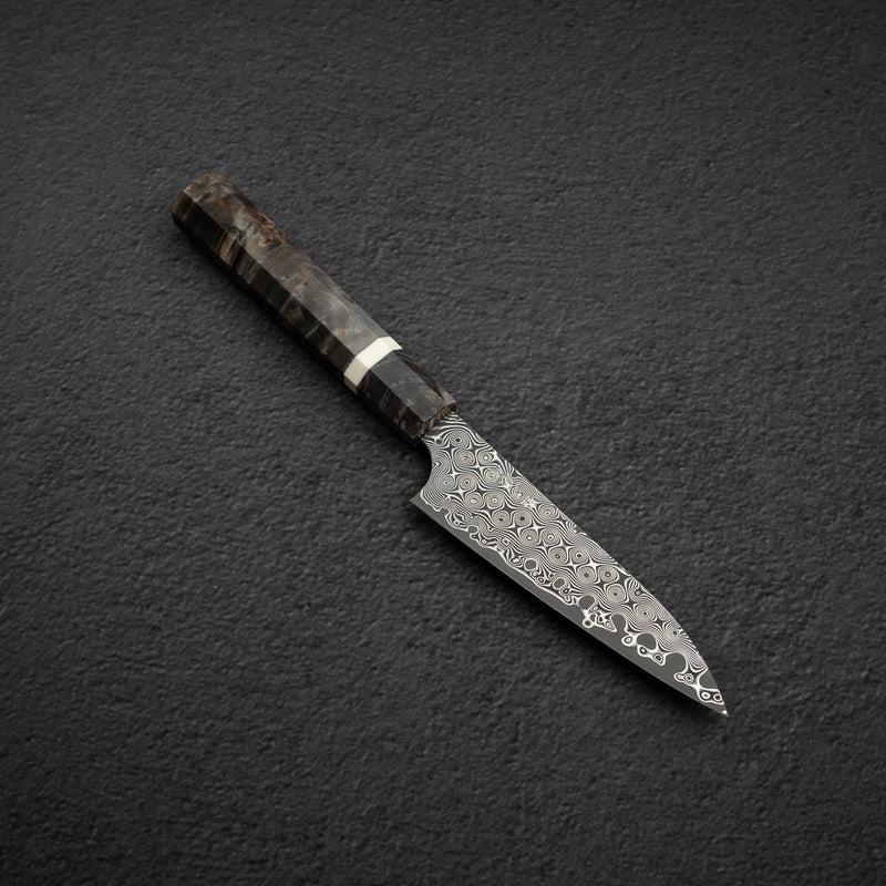 니가라 안몬 SG2 레인드롭 다마스커스 페티 120mm 자작나무 핸들