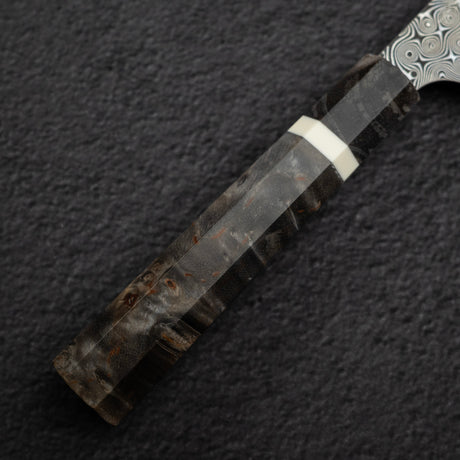 Nigara Anmon SG2 Raindrop Damascus Petty 120mm Birch Handle