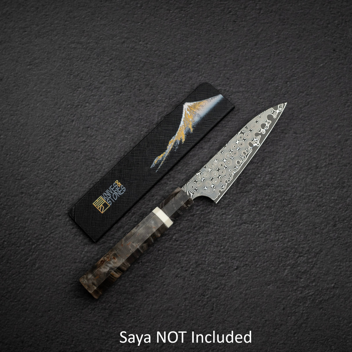 니가라 안몬 SG2 레인드롭 다마스커스 페티 120mm 자작나무 핸들
