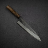 Hatsukokoro Kumokage Blue 2 Kurouchi Damascus Gyuto 210mm Black Chacate Handle