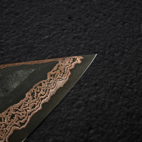 Hatsukokoro x Nigara Yorokobi SLD Copper Damascus K-tip Gyuto 210mm Birch Handle
