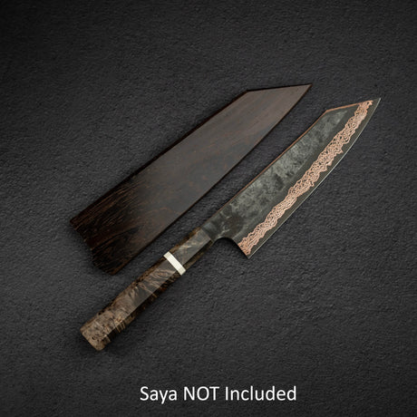 Hatsukokoro x Nigara Yorokobi SLD Copper Damascus K-tip Gyuto 210mm Birch Handle