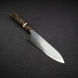 하츠코코로 긴가 ATS34 다마스커스 산토쿠(다용도칼) 180mm