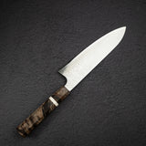 하츠코코로 긴가 ATS34 다마스커스 산토쿠(다용도칼) 180mm