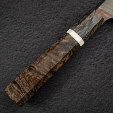 하츠코코로 x 니가라 이로도리 청2강 레인보우 다마스커스 산토쿠(다용도칼) 180mm