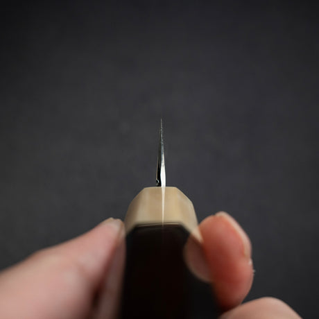 마나카 키스케 x 신궈 ATS34 페티 츠치메 경면 카스미 150mm 칼집 포함