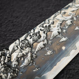 키스케 x 싱궈 ATS34 츠치메 경면 카스미 K팁 규토(셰프나이프) 210mm 칼가드 포함