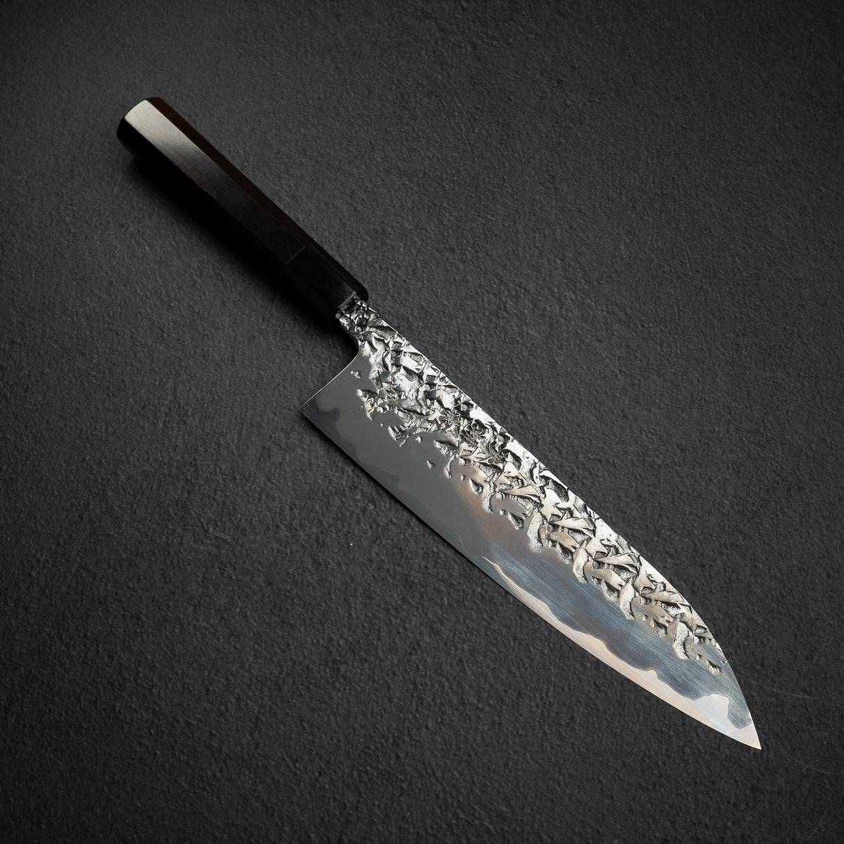 키스케 x 싱궈 ATS34 츠치메 경면 카스미 규토(셰프나이프) 240mm 칼가드 포함