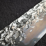 키스케 x 싱궈 ATS34 츠치메 경면 카스미 규토(셰프나이프) 240mm 칼가드 포함