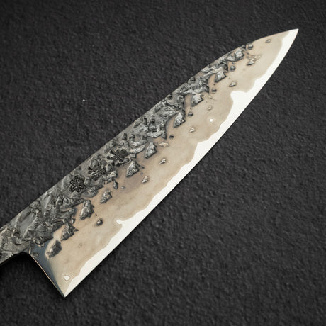 키스케 x 싱궈 ATS34 츠치메 경면 카스미 규토(셰프나이프) 210mm 칼가드 포함