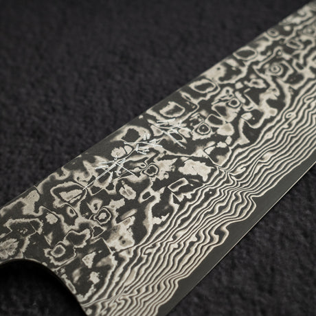 Takeshi Saji SG2 Black Damascus Bunka 180mm, Guard Included