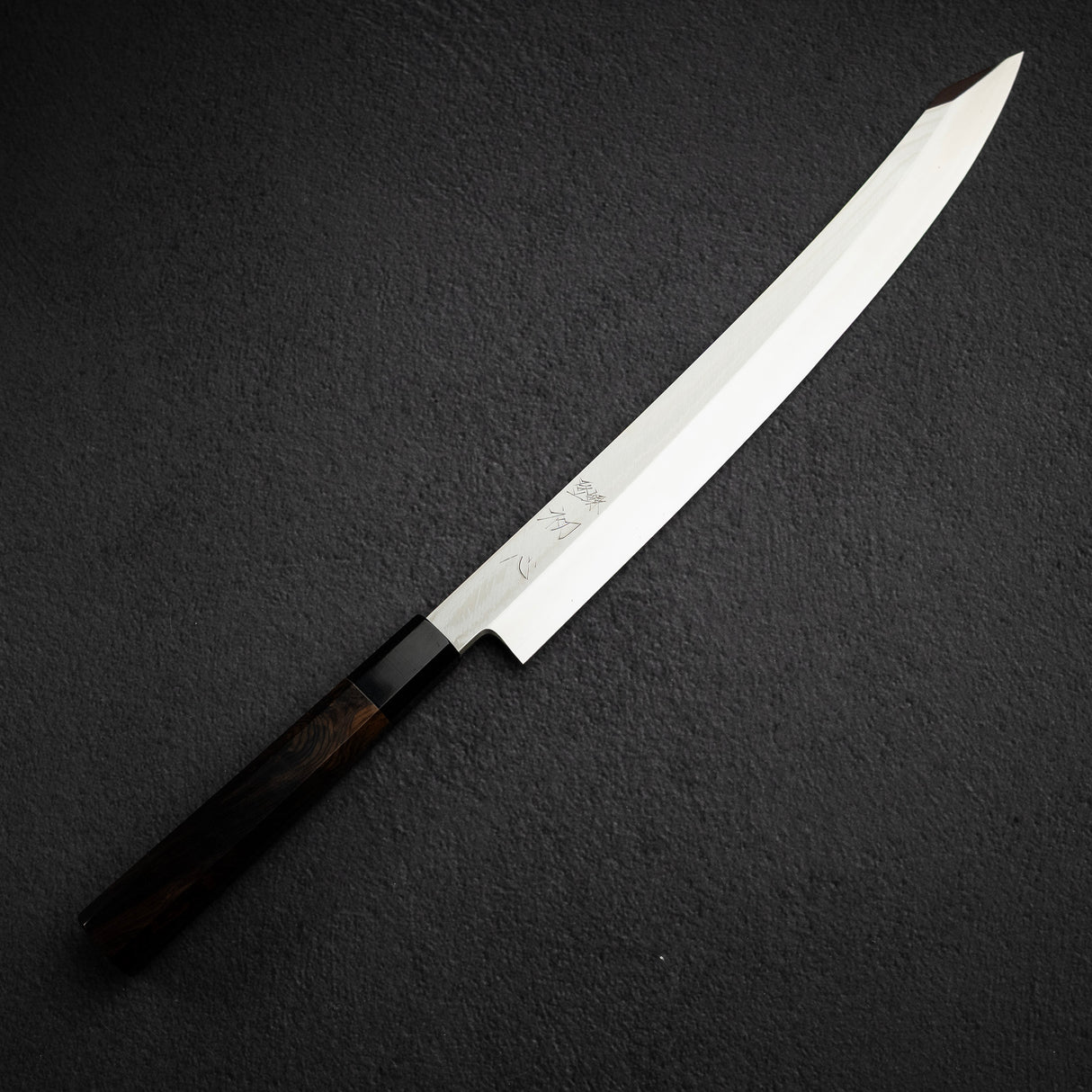 하츠코코로 x 시미즈 은삼강 다마스커스 K팁 오오조리 야나기바(사시미칼) 330mm