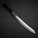 하츠코코로 x 시미즈 은삼강 다마스커스 K팁 오오조리 야나기바(사시미칼) 330mm