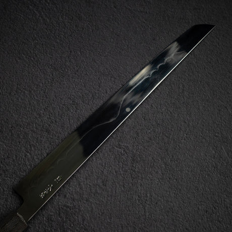 Exotic: Yoshikazu Ikeda White #1 Mizu-Honyaki Sakimaru Takohiki 330mm Fujisan Hamon