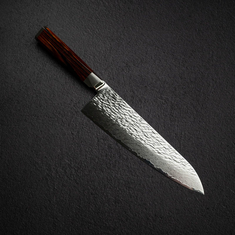 오노 스즈카제 SG2 다마스커스 규토(셰프나이프) 210mm 츠치메 웨스턴핸들