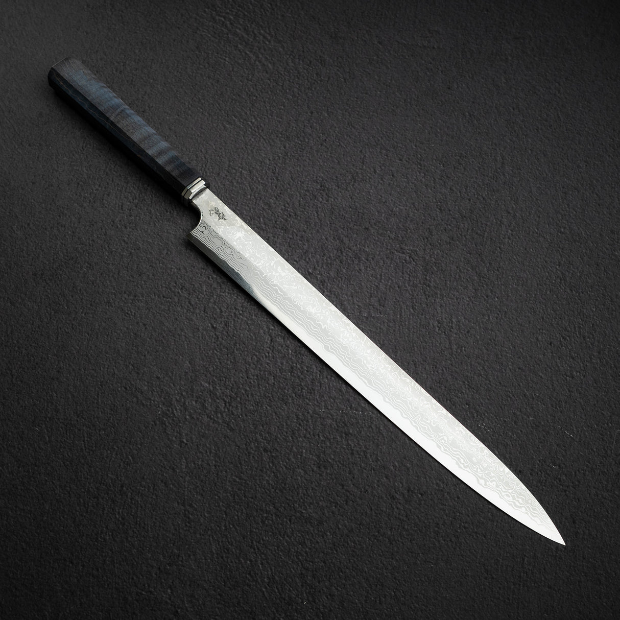 Hatsukokoro x Yoshihiro Yauji Blue 2 Damascus Yanagiba 330mm Old Stock