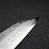 하츠코코로 x 요시히로 야우지 청2강 다마스커스 K팁 야나기바(사시미칼) 270mm