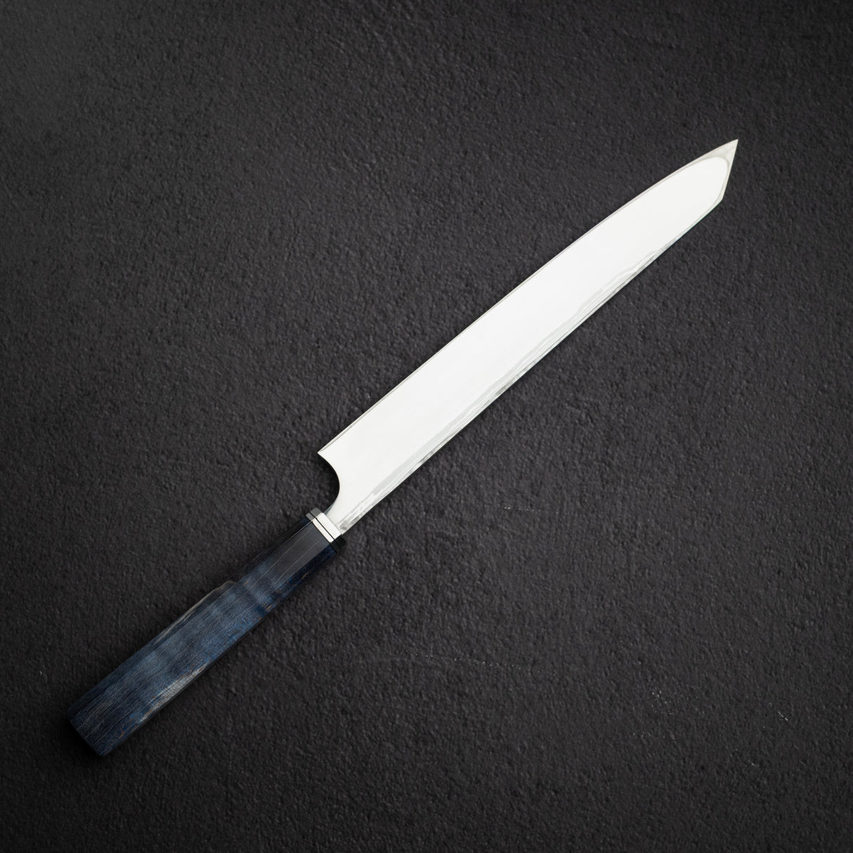 하츠코코로 x 요시히로 야우지 청2강 다마스커스 K팁 야나기바(사시미칼) 270mm