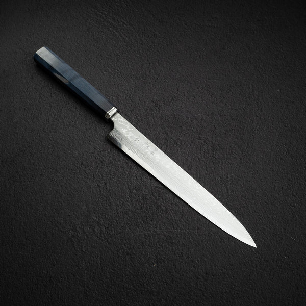 하츠코코로 x 요시히로 야우지 청2강 다마스커스 야나기바(사시미칼) 240mm