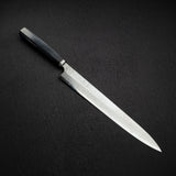 Hatsukokoro x Yoshihiro Yauji Blue 2 Damascus Yanagiba 300mm