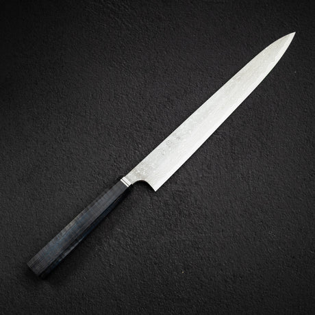 Hatsukokoro x Yoshihiro Yauji Blue 2 Damascus Yanagiba 300mm