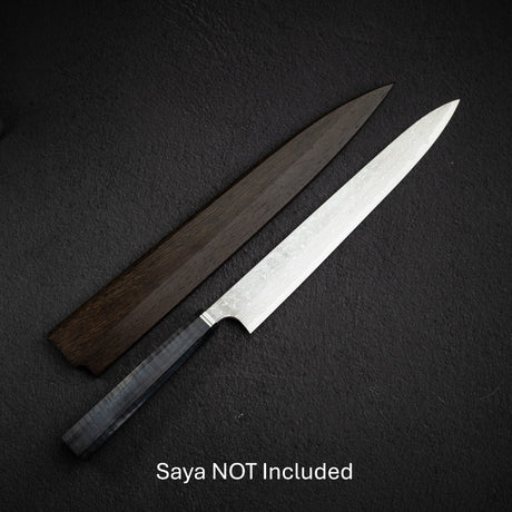 Hatsukokoro x Yoshihiro Yauji Blue 2 Damascus Yanagiba 300mm
